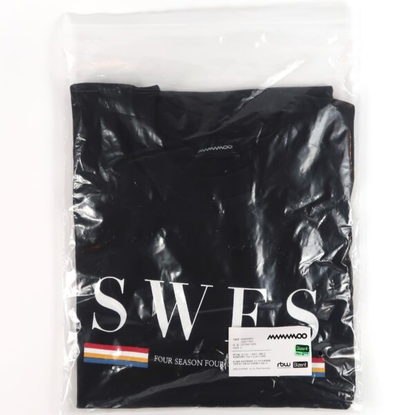 Mamamoo SWFS T-Shirt Black Large Four Season Four Color Official Goods New 2018