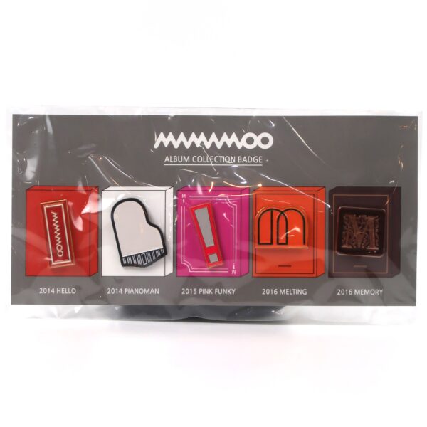 Mamamoo Album Collection Badge Pin Set Early Version 2017 Official Goods Rare