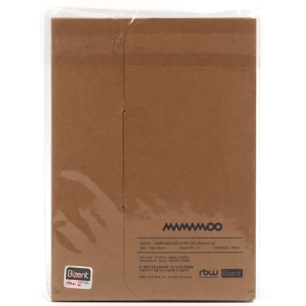 Mamamoo Rooftop Life Postcard Set of 22 Sealed 2018 Official Goods