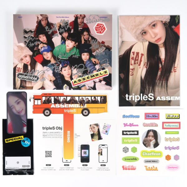 TripleS - Assemble [B Ver.] Signed Autographed CD 1st Mini Album K-Pop ...