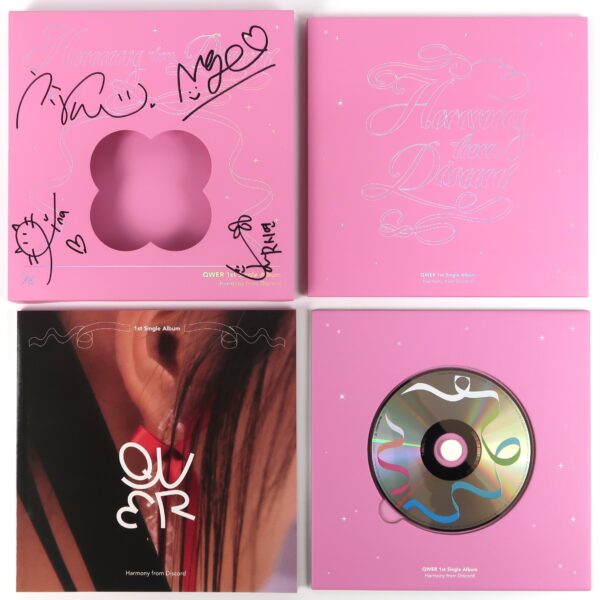 QWER - Harmony From Discord Signed Autographed Single Album CD K
