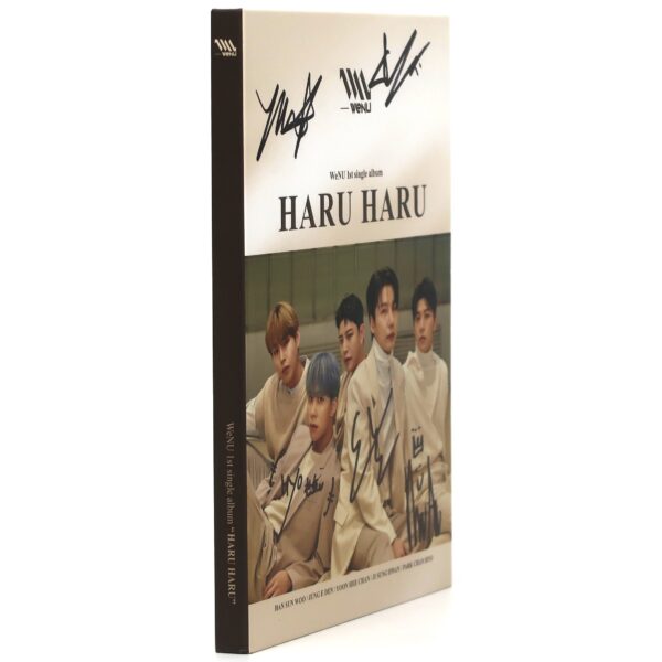 WeNU - Haru Haru Signed Autographed CD Single Album VX K-Pop 2022