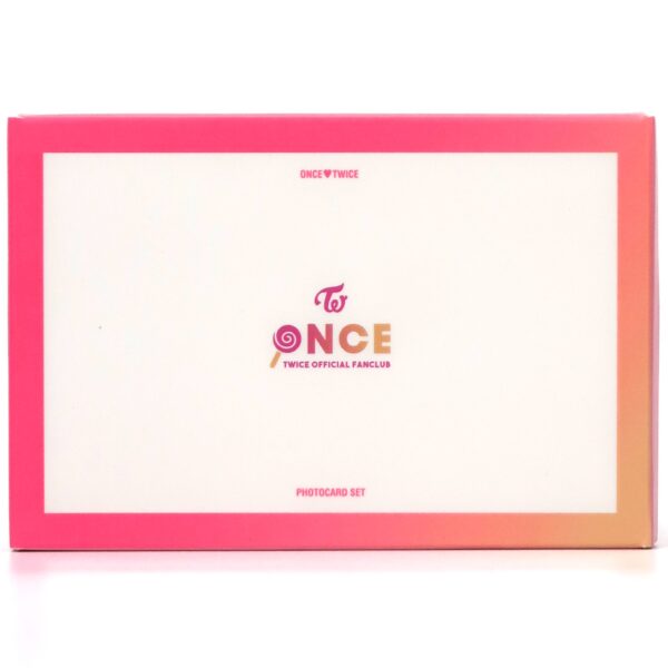 Twice Once Fanclub 1st Generation Fan Goods: Photocard Set in Box Photocards