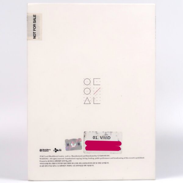 Loona Heejin - Vivid Signed Autographed CD 1st Single Album Promo