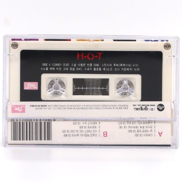 H.O.T - We Hate All Kinds Of Violence Cassette Tape 1996 90s K-Pop SM King