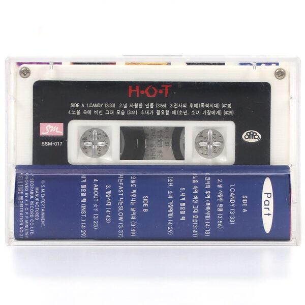 H.O.T - We Hate All Kinds Of Violence Cassette Tape 1996 90s K-Pop SM Seorabul