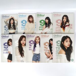 OhBoy! Magazine Nov 2018 All 9 Twice Members Covers Set Korea Oh Boy