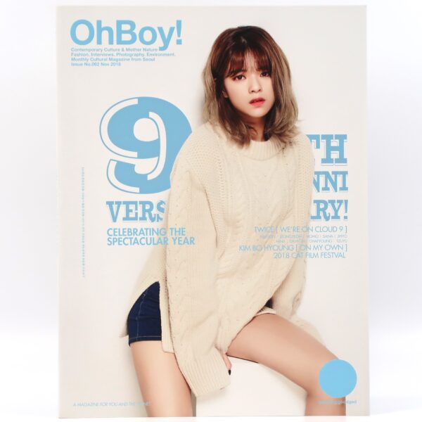 OhBoy! Magazine Nov 2018 All 9 Twice Members Covers Set Korea Oh Boy