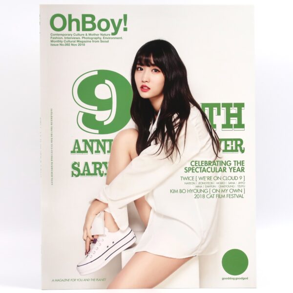 OhBoy! Magazine Nov 2018 All 9 Twice Members Covers Set Korea Oh Boy