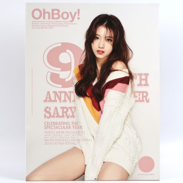 OhBoy! Magazine Nov 2018 All 9 Twice Members Covers Set Korea Oh Boy