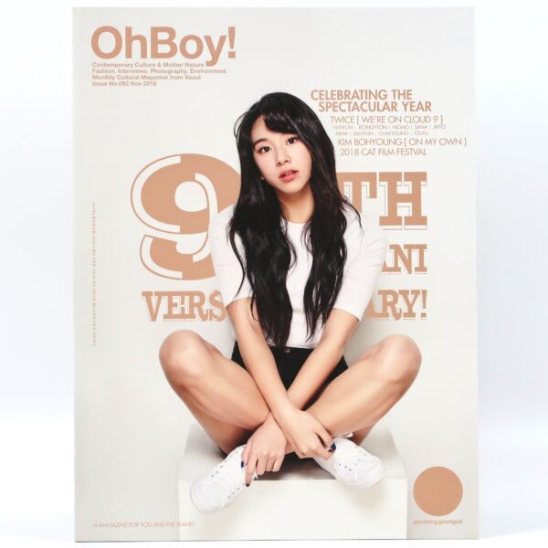 OhBoy! Magazine Nov 2018 All 9 Twice Members Covers Set Korea Oh Boy