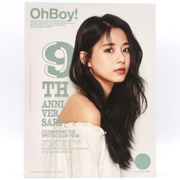 OhBoy! Magazine Nov 2018 All 9 Twice Members Covers Set Korea Oh Boy