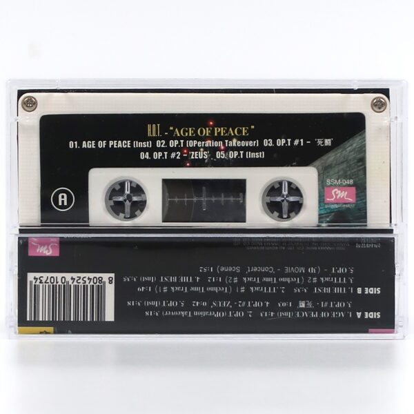 H.O.T - Age of Peace Cassette Tape Album 2000 K-Pop SM