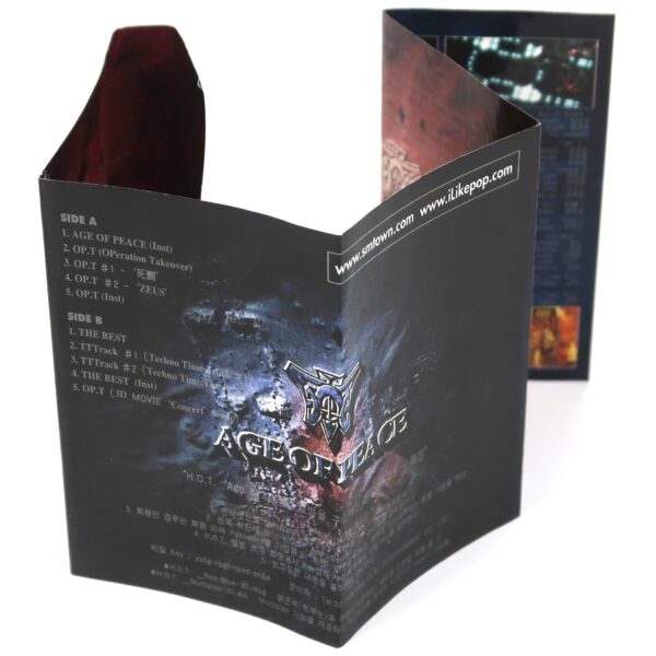 H.O.T - Age of Peace Cassette Tape Album 2000 K-Pop SM