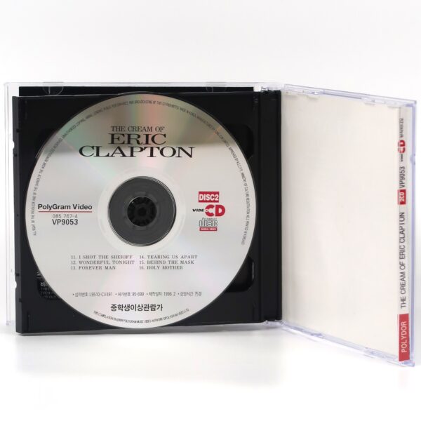 The Cream of Eric Clapton Korean VCD Video CD Korea Polygram