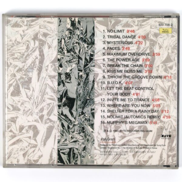 2 Unlimited - No Limits! Korean Album CD Korea