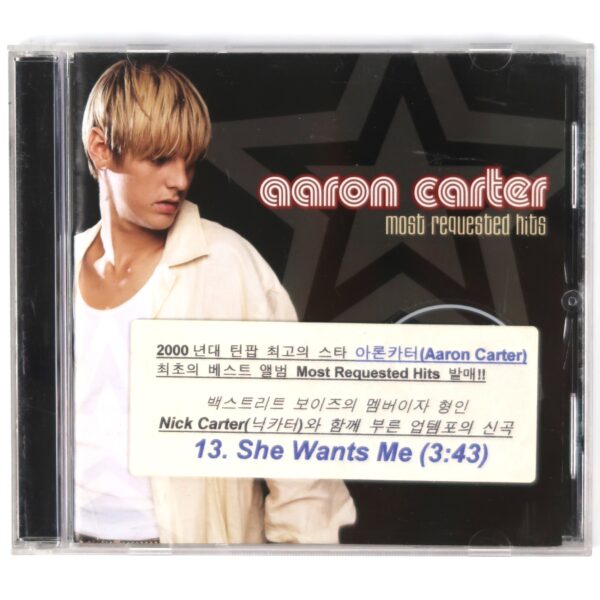 Aaron Carter - Most Requested Hits Korean Album CD Promo Korea