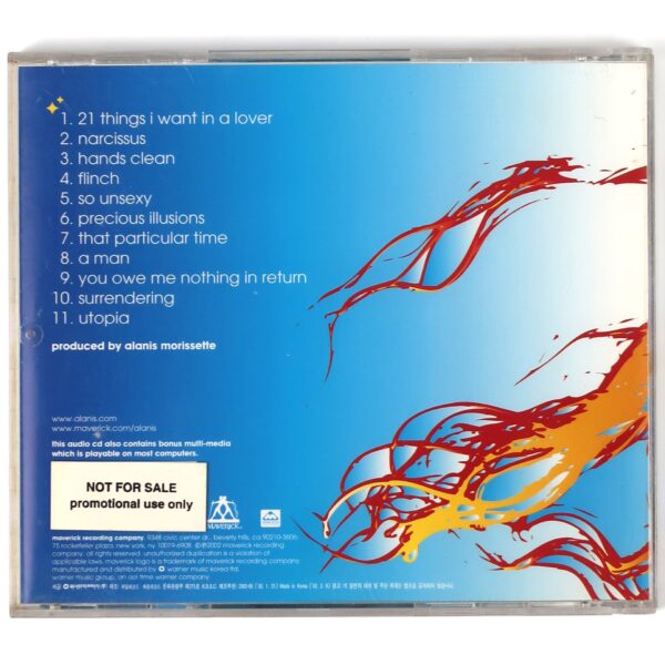 Alanis Morissette - Under Rug Swept Korean Promo Album CD Korea