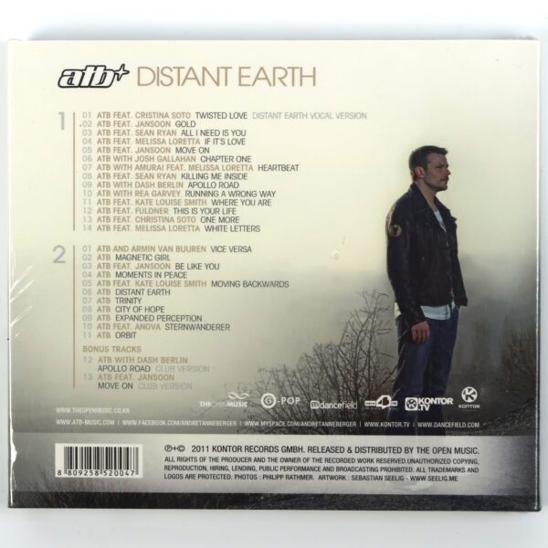 ATB - Distant Earth 2CD Digipak Sealed Korean Album CD Korea