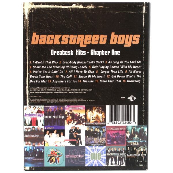 Backstreet Boys - Greatest Hits Chapter One 2CD+VCD Special Set Korea