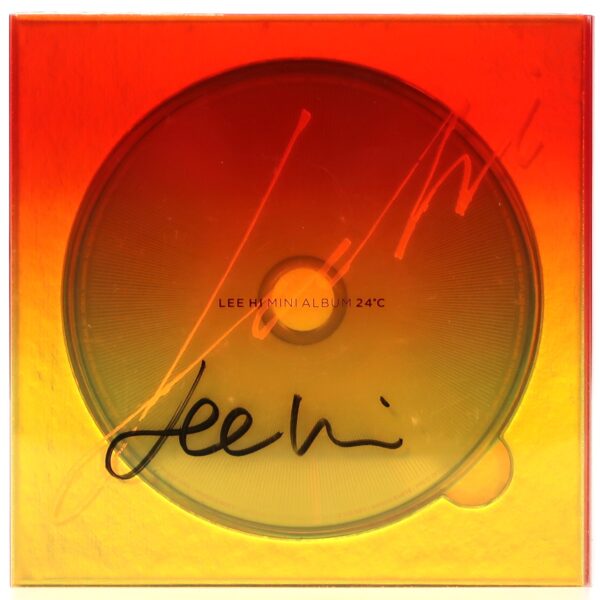 Lee Hi - 24°C Signed Autographed CD Album Promo 2019 K-Pop 24 Degrees