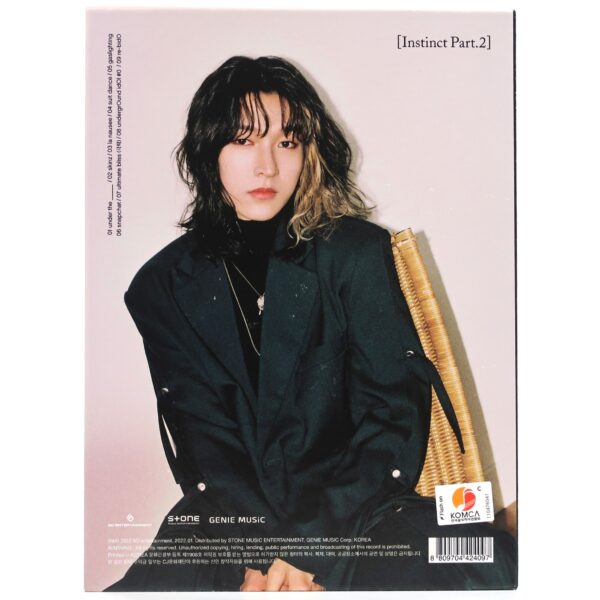 Onlyoneof - Instinct Part 2 CD Album Junji Cover + PC Set K-Pop 2022 [read]