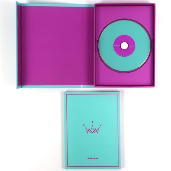 Mamamoo - Purple [B Ver.] 5th Mini Album CD Promo Printed Signatures 2017