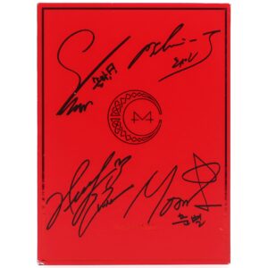 Mamamoo - Red Moon Album CD Promo Printed Signatures Autographs