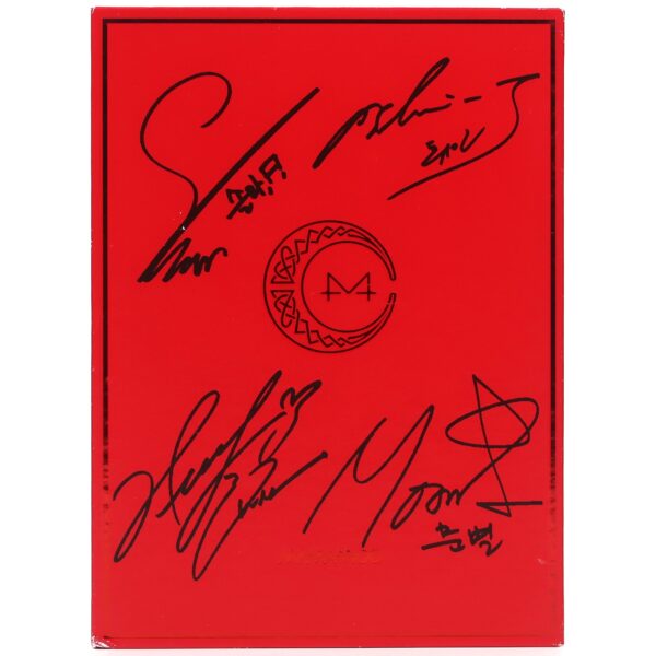 Mamamoo - Red Moon Album CD Promo Printed Signatures Autographs