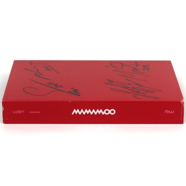 Mamamoo - Red Moon Album CD Promo Printed Signatures Autographs
