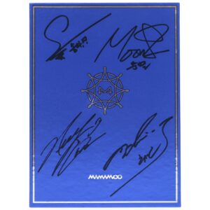 Mamamoo - Blue;s Album CD Promo Printed Signatures Autographs