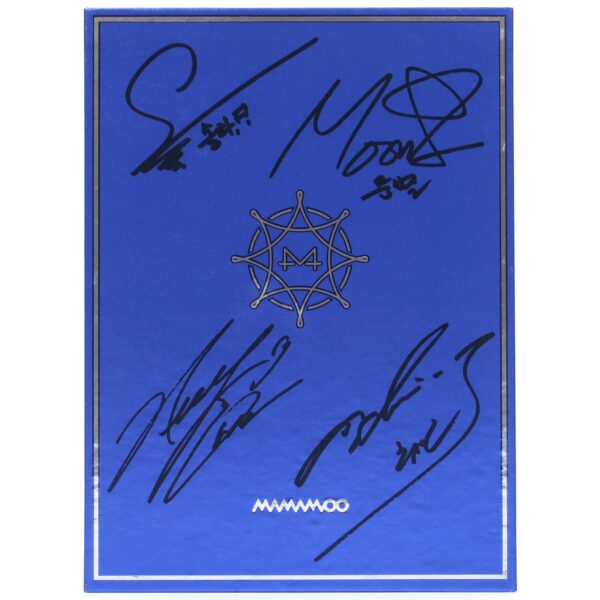 Mamamoo - Blue;s Album CD Promo Printed Signatures Autographs