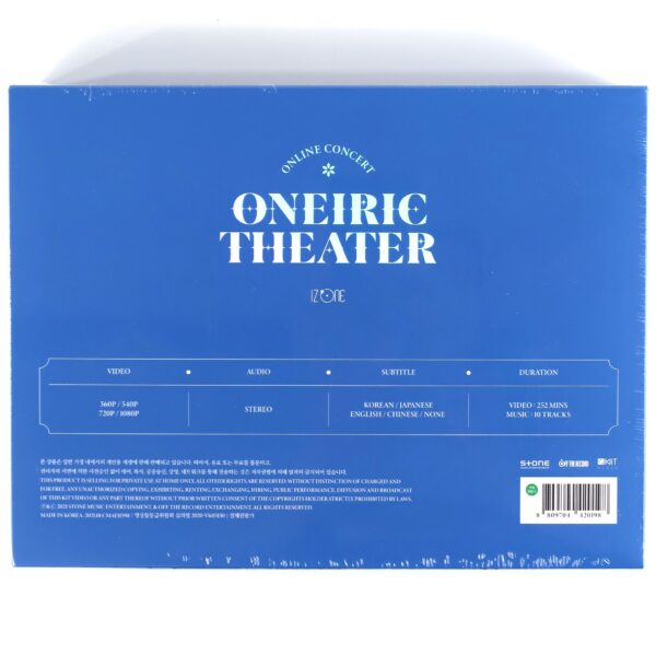 IZ*ONE - Oneiric Theater Online Concert Kit Video New Sealed Izone