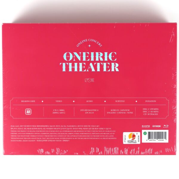 IZ*ONE - Oneiric Theater Online Concert Blu-Ray Video New Sealed Izone