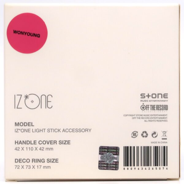 IZ*ONE Official Light Stick Accessory Wonyoung Handle Ring Izone