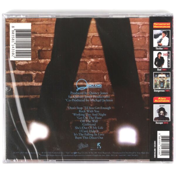 Michael Jackson - Off The Wall Album Korean CD Remastered Sealed OBI Korea