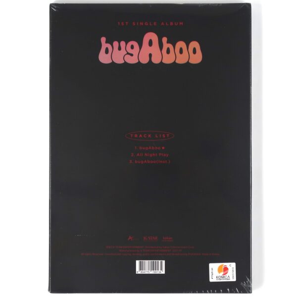 Bugaboo - 1st Single Album CD Single Album Sealed 2021 K-Pop