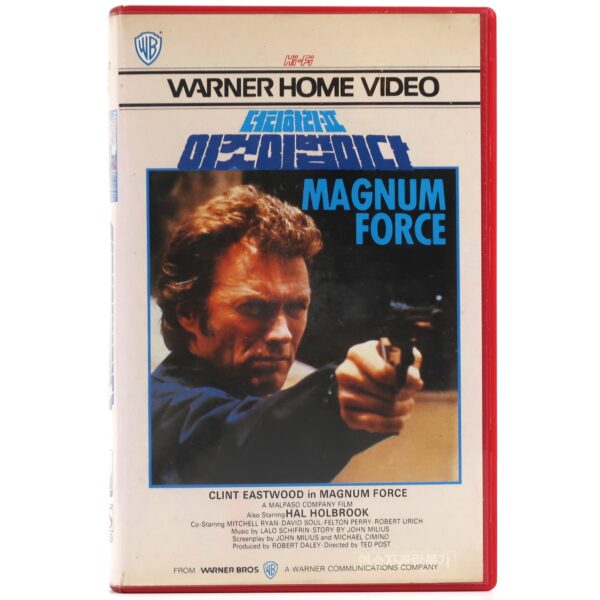 Magnum Force (1973) Korean VHS [NTSC] Korea Clint Eastwood Dirty Harry
