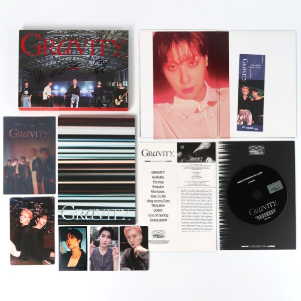 Onewe - Gravity 3 Members Signed Autographed CD Album Promo 2023