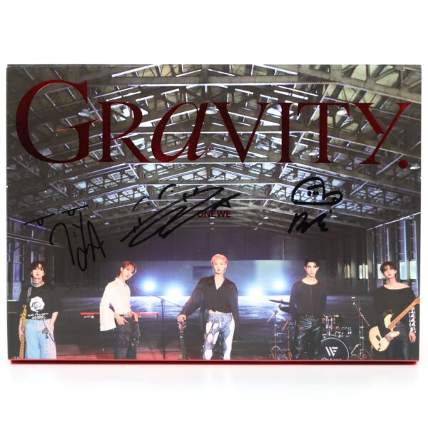 Onewe - Gravity 3 Members Signed Autographed CD Album Promo 2023