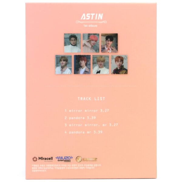 Astin - Mirror Mirror Signed Autographed CD Album Promo K-Pop 2019