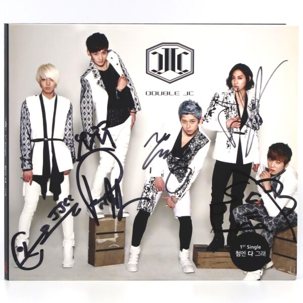 JJCC - At First Signed Autographed Single Album Promo CD 2014 K-Pop Korea