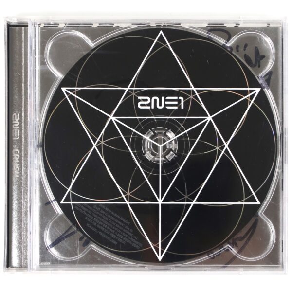 2NE1 - Crush [Black Ver.] Signed Autographed CD Album 2014 - Korea