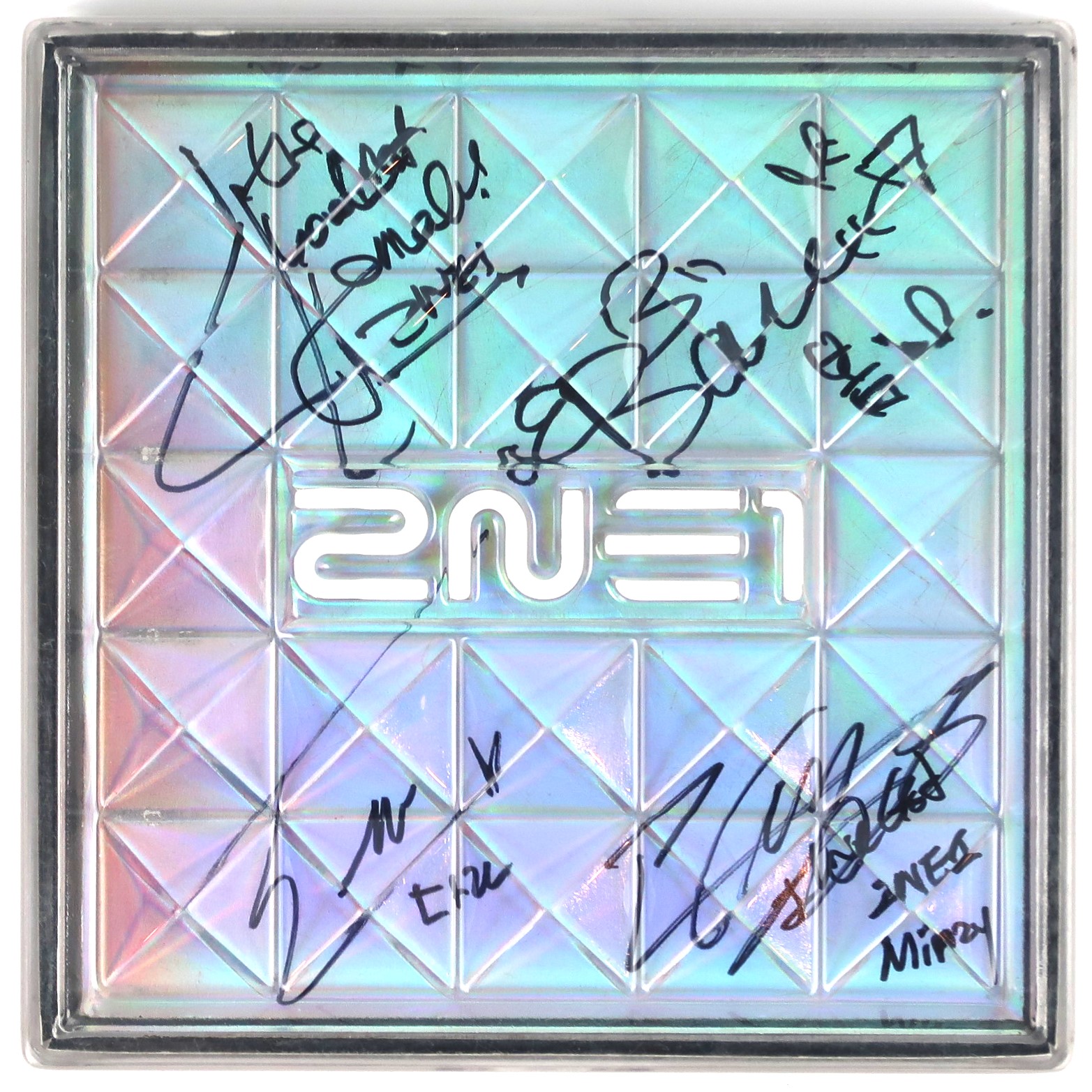 2NE1 - First Mini Album Signed Autographed CD Album 2009 - Korea Disco