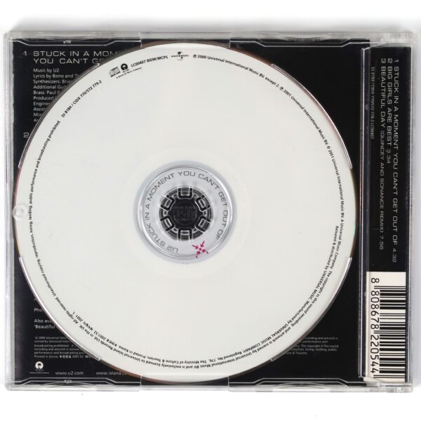 U2 - Stuck In A Moment You Can't Get Out Of Korean CD Single Album Korea