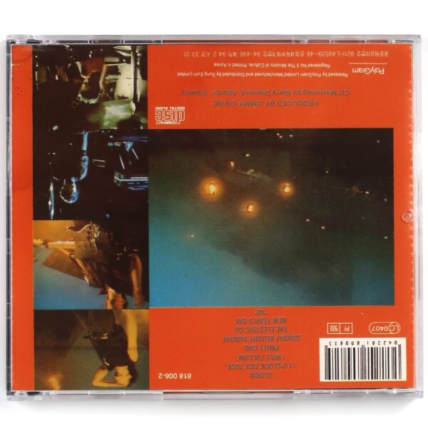 U2 - Under A Blood Red Sky Live Korean CD Album Korea [water damage, read]