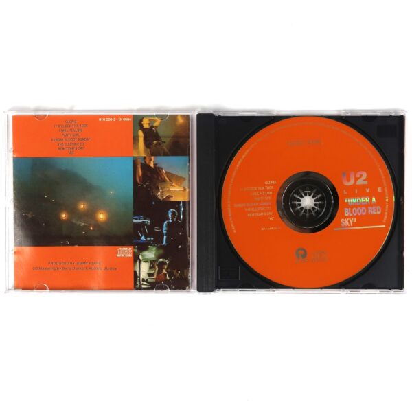 U2 - Under A Blood Red Sky Live Korean CD Album Korea [water damage, read]