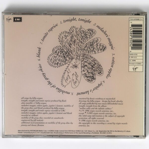 The Smashing Pumpkins - Tonight, Tonight Korean CD Album Korea