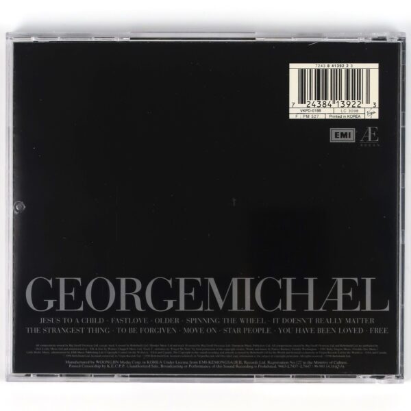 George Michael - Older Korean CD Album Korea