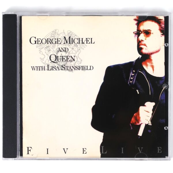IMG_4484 George Michael and Queen With Lisa Stansfield - Five Live Korean CD Album Korea